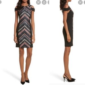 Ted Baker Syracuse coldShoulder mini dress 0